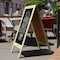 Flash Furniture Green Wooden A-Frame Magnetic Chalkboard HGWA-GDI-CRE8-554315-GG - alternate 2